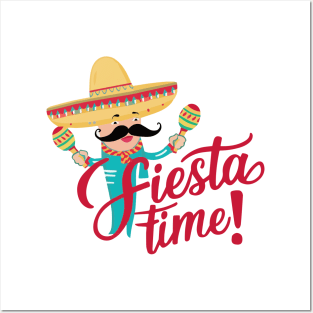 fiesta time Posters and Art